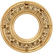 golden ornamental frame png transparent
