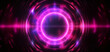  abstract background with pink light rays and lens flare on black,
