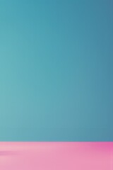 abstract blue background with pink stripe at the bottom. space for creative text or advertising.