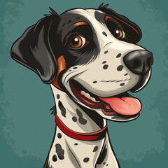 Wall Mural - Different Dog illustration