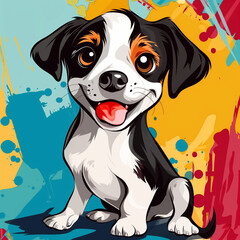 Wall Mural - Different Dog illustration