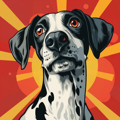 Wall Mural - Different Dog illustration