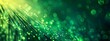 technology green and fiber optic background