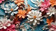 Wallpaper that celebrates summertime emotions and springtime flowers before transforming into a winter wonderland with marble swirls and optical illusions