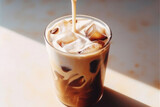 コップ, 飲み物, コーヒー, ミルク, カフェオレ, 朝, cup, drink, coffee, milk, cafe au lait, morning