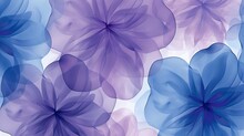 A Modern And Minimalist Abstract Background Pattern With Elements Of Weave, Medical Symbols, And Clover In Deep Periwinkle & Soft Lilac Colors.