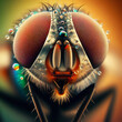  macro of eye ant