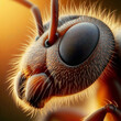 macro of eye ants