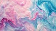 Ethereal swirls of pastel in the abstract marbling dance of acrylic
