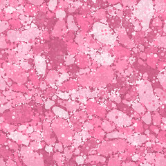 Canvas Print - Girly pink camo texture military camouflage seamless pattern background