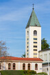 Tower of the church in Medjugorje in Bosna Bosnia and Herzegovina | Wieża kościoła w Medziugorje w Bośni i Hercegowinie | Toranj crkve u Međugorju, Bosna i Hercegovina