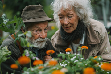 A scene in a holistic health consultation, where the elderly patient and practitioner are surrounded