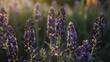 Purple Lavender Flowers in the open filed, plants and flowers a nature beauty.  