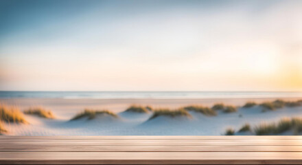 Wall Mural - beautiful beach background with copy space