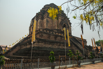 Temple of Wat Chedi Luang Entrance view