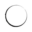 circle marker isolated on white background. black Marker circle hand drawn. Circle shape icon vector geometry symbol for creative graphic design element in a flat color pictogram. EPS file 339.