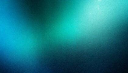 Wall Mural - Teal Twilight: Dark Blue and Teal Gradient Glow