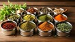  Aromatic spices and herbs ready to enhance your culinary creations