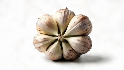 Canvas Print -  Freshly harvested garlic bulbs ready for use