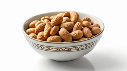 Sticker -  A bowl of almonds a healthy snack option