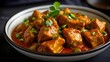  Deliciously spiced meatballs in a rich sauce ready to be savored