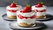  Delicious strawberry parfait ready to indulge