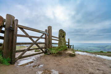 Sticker - The Great Ridge in the Peak District, England