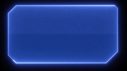 HUD, UI, GUI futuristic user interface screen animation. High tech screen for video game. Sci-fi concept design. Callouts title. Modern banner, frame of lower third. Neon hologram screen overlay