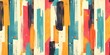 Abstract seamless pattern with colorful vertical stripes, brush strokes in the style of pink blue green yellow orange and teal colors.