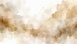 Artistic brown and beige sepia watercolor background with abstract cloudy sky concept. Grunge abstract paint splash artwork illustration. Beautiful abstract fog cloudscape wallpaper.