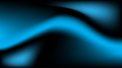 Wall Mural - Blue Light and Black Color Background