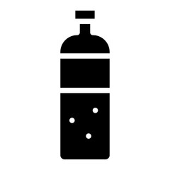 Canvas Print - bottle soda drink icon