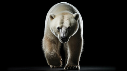Wall Mural - polar bear in a zoo  high definition(hd) photographic creative image