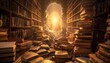 world where books are the sole source of knowledge