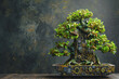 Cyberpunk Techno-Bonsai: The Intersection of Nature and Bio Technology in a cyber pot