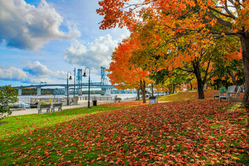 Wall Mural - Maine-Bath-waterfront