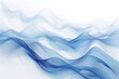 Background of abstract line waves. blue and white waves. Generative Ai