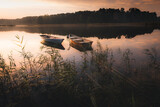 Fototapeta Krajobraz - sunrise on the lake