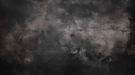 Wall Mural - Textured dark gray background stone effect grunge grainy concrete, wallpaper 