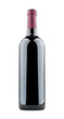 Wine bottle isolated on transparent background. Png format