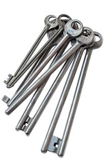 Wall Mural - A bunch of keys sitting on top of each other. Suitable for various concepts and designs
