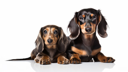 Wall Mural - Beautiful and cute Dachshund