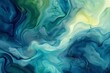 abstract blue and green watercolor fluid texture background for banner design digital ilustration
