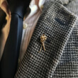 Lapel pin and brooch