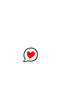 globo corazon conversacion icono mensaje 