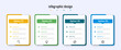 © rachiedarts - Infographic design template timeline with 4 steps or options. can be used for workflow diagram, info chart, web design. vector illustration.