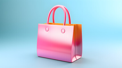 Sticker - Shopper shopping icon 3d