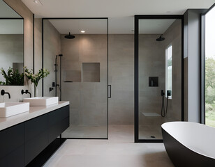 modern bathroom interior