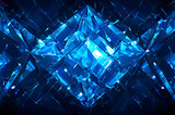 Fototapeta  - blue  diamond pattern abastract  and elegant background design, Modern geometric design, Stylish graphic art, Shiny texture, Premium elegant artwork.