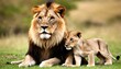 Lion-and-hic-cubs-ai-image-full-hd-nature-beauty